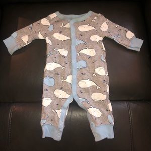 Carter’s 3m pajamas with whales